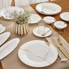 سرویس صبحانه خوری پودر مروارید 26 پارچه کاراجا KARACA QUORA