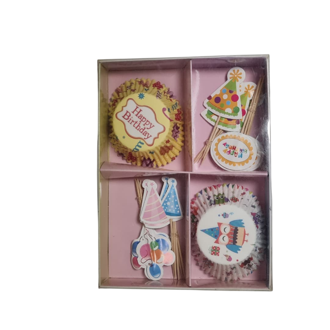 ست پخت و تزئین کاپ کیک 48 پارچه TANTITONI کد GFB013