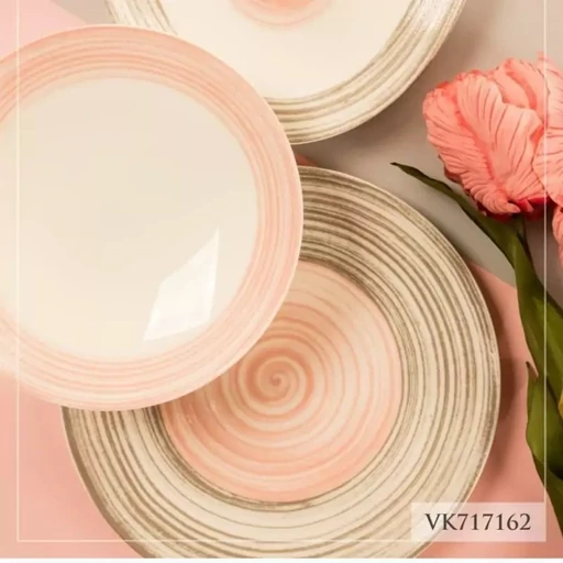 سرویس 29 پارچه 6 نفره بن چاینا بی وی کی مدل 717162 بی وی کی( BVK )